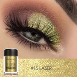 FOCALLURE Glitter Eye Shadow 18 Colors Cosmetic Makeup