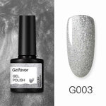 GELFAVOR Gel Nail Polish Glitter/Base-Top coat