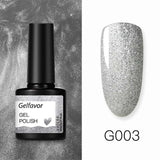 GELFAVOR Gel Nail Polish Glitter/Base-Top coat