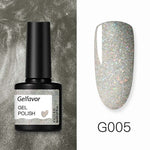 GELFAVOR Gel Nail Polish Glitter/Base-Top coat