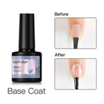 GELFAVOR Gel Nail Polish Glitter/Base-Top coat