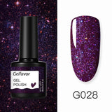 GELFAVOR Gel Nail Polish Glitter/Base-Top coat