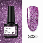 GELFAVOR Gel Nail Polish Glitter/Base-Top coat