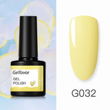 GELFAVOR Gel Nail Polish Glitter/Base-Top coat