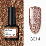GELFAVOR Gel Nail Polish Glitter/Base-Top coat