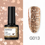 GELFAVOR Gel Nail Polish Glitter/Base-Top coat