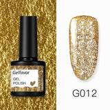 GELFAVOR Gel Nail Polish Glitter/Base-Top coat