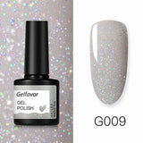GELFAVOR Gel Nail Polish Glitter/Base-Top coat