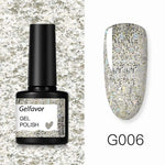 GELFAVOR Gel Nail Polish Glitter/Base-Top coat