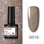 GELFAVOR Gel Nail Polish Glitter/Base-Top coat