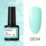 GELFAVOR Gel Nail Polish Glitter/Base-Top coat