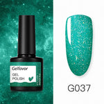 GELFAVOR Gel Nail Polish Glitter/Base-Top coat