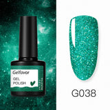 GELFAVOR Gel Nail Polish Glitter/Base-Top coat