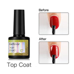 GELFAVOR Gel Nail Polish Glitter/Base-Top coat