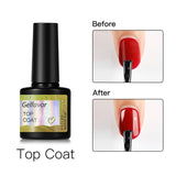 GELFAVOR Gel Nail Polish Glitter/Base-Top coat