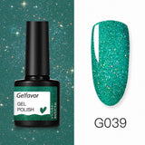 GELFAVOR Gel Nail Polish Glitter/Base-Top coat