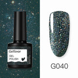 GELFAVOR Gel Nail Polish Glitter/Base-Top coat