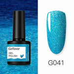 GELFAVOR Gel Nail Polish Glitter/Base-Top coat