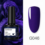 GELFAVOR Gel Nail Polish Glitter/Base-Top coat
