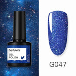 GELFAVOR Gel Nail Polish Glitter/Base-Top coat
