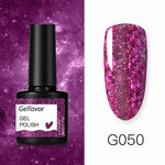GELFAVOR Gel Nail Polish Glitter/Base-Top coat