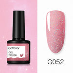 GELFAVOR Gel Nail Polish Glitter/Base-Top coat