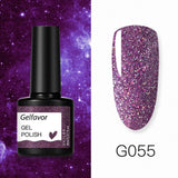 GELFAVOR Gel Nail Polish Glitter/Base-Top coat