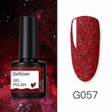 GELFAVOR Gel Nail Polish Glitter/Base-Top coat