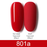 GDCOCO Gel Nail Polish Primer/Top-Base Coat/Color Gel/Reinforce Gel