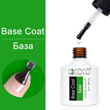 GDCOCO Gel Nail Polish Primer/Top-Base Coat/Color Gel/Reinforce Gel