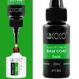 GDCOCO Gel Nail Polish Primer/Top-Base Coat/Color Gel/Reinforce Gel