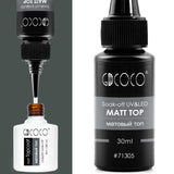 GDCOCO Gel Nail Polish Primer/Top-Base Coat/Color Gel/Reinforce Gel