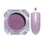LILYCUTE 1 Box Sugar Nail Glitter Powder