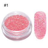 LILYCUTE 1 Box Sugar Nail Glitter Powder
