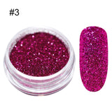 LILYCUTE 1 Box Sugar Nail Glitter Powder