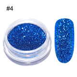 LILYCUTE 1 Box Sugar Nail Glitter Powder