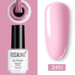 ROSALIND Gel Polish Set Top-Base coat/Semi Permanent Primer(a)