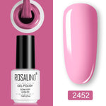 ROSALIND Gel Polish Set Top-Base coat/Semi Permanent Primer(a)