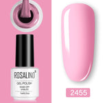 ROSALIND Gel Polish Set Top-Base coat/Semi Permanent Primer(a)