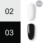 ROSALIND Gel Polish Set Top-Base coat/Semi Permanent Primer(a)