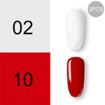 ROSALIND Gel Polish Set Top-Base coat/Semi Permanent Primer(a)