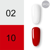 ROSALIND Gel Polish Set Top-Base coat/Semi Permanent Primer(a)