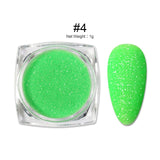 LILYCUTE 1 Box Sugar Nail Glitter Powder