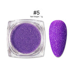 LILYCUTE 1 Box Sugar Nail Glitter Powder