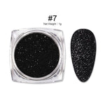 LILYCUTE 1 Box Sugar Nail Glitter Powder