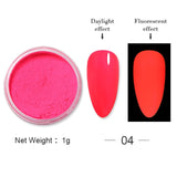 LILYCUTE 1 Box Sugar Nail Glitter Powder