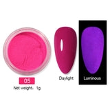 LILYCUTE 1 Box Sugar Nail Glitter Powder