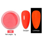 LILYCUTE 1 Box Sugar Nail Glitter Powder
