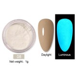 LILYCUTE 1 Box Sugar Nail Glitter Powder