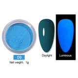 LILYCUTE 1 Box Sugar Nail Glitter Powder